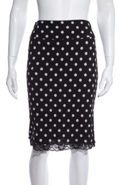Dolce & Gabbana Polka Dot Skirt SZ 42