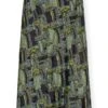 Crinkled Satin Midi Skirt - Paisley Weave -Layer Outfit 38363252850909 1
