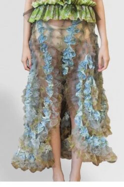 AIR FLOWER PETAL SKIRT