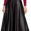 Faux Leather Swing Skirt -Layer Outfit 38517521907956 1