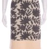 Vintage Pierre Balmain Ivory & Grey Knit Skirt SZ N/A