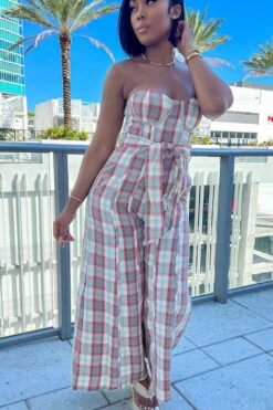 In The Moment Jumpsuit (Pink) -Layer Outfit 38564832510191 3