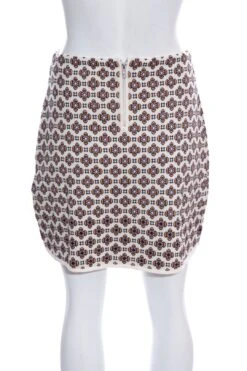 Maje White & Orange Floral Skirt SZ 38 -Layer Outfit 38685978099949 3