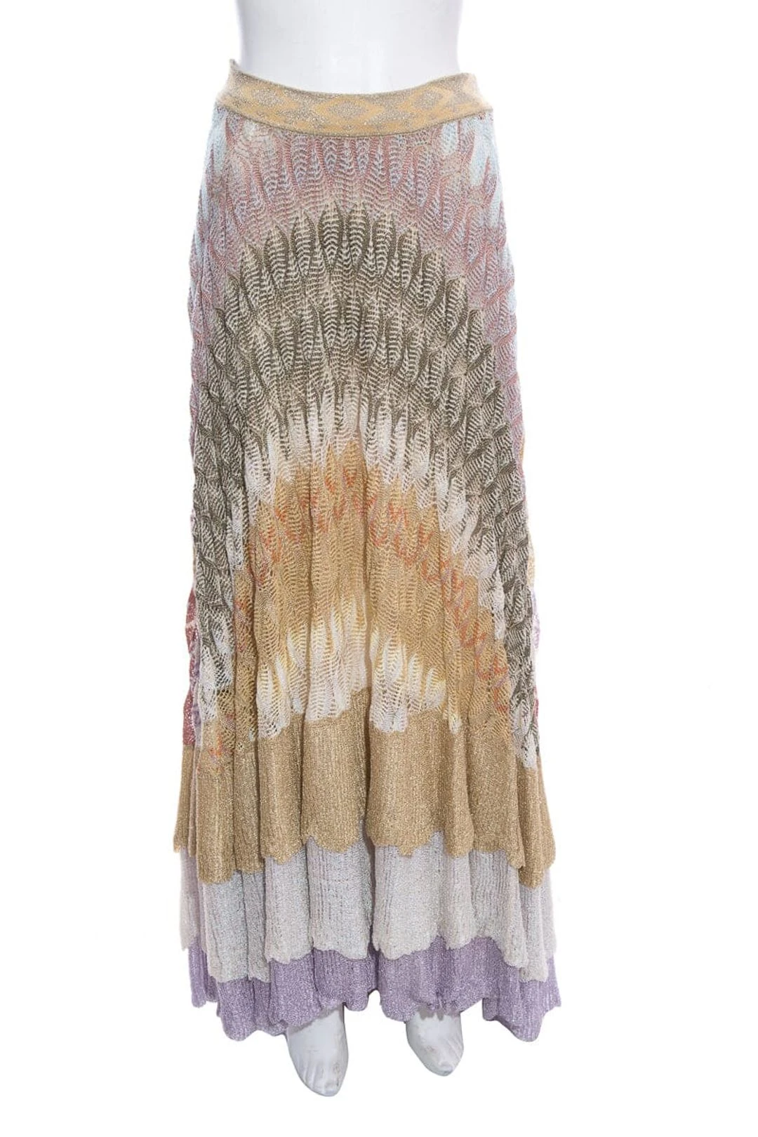 Missoni Sparkle Multi Knit Skirt SZ 42 3 Missoni Sparkle Multi Knit Skirt SZ 42