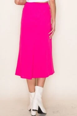 High Waist Lined Midi Skirt -Layer Outfit 38711521575165 2