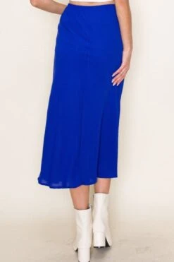 High Waist Lined Midi Skirt -Layer Outfit 38711521837309 6