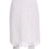 Dolce & Gabbana White Lace Skirt SZ 46