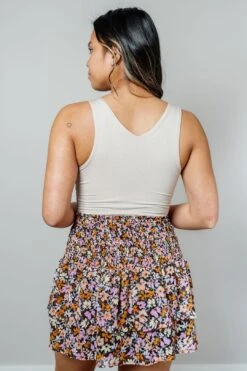 Vintage Blossom Mini Skirt -Layer Outfit 38868512997626 4