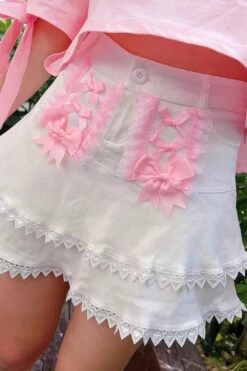 Fashion Bowtie Pleated Skirt PN5921 8 Fashion Bowtie Pleated Skirt PN5921 -Layer Outfit 39034187383040 3