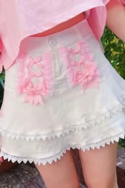 Fashion Bowtie Pleated Skirt PN5921