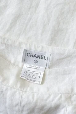 Vintage Chanel 1999 Linen Skirt -Layer Outfit 39066687275244 7