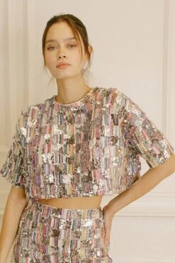 The Diamond Rainbow Top + Mini Skirt Set - Sold Separately -Layer Outfit 39114736304345 7