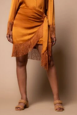 Steve Madden Inessa Fringe Skirt -Layer Outfit 39120944824566 6