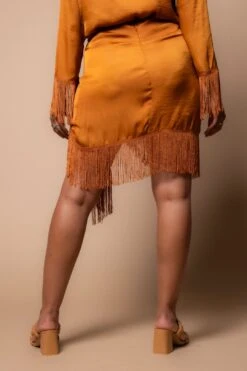 Steve Madden Inessa Fringe Skirt -Layer Outfit 39120944988406 8