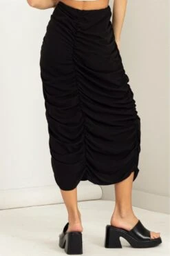 Phoenix Ruched Parachute Midi Skirt -Layer Outfit 39138849554666 3