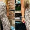 Zenana Animal Print Slit Jumpsuit -Layer Outfit 39161858425050 1