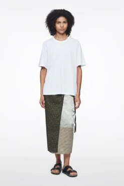 Wrap Skirt In Patchwork