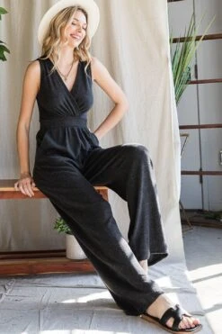 Kimball Sleeveless Jumpsuit- Nursing Friendly -Layer Outfit 39220963803357 9