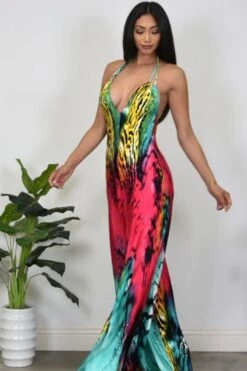 NEED YOU NOW Wide Leg Print Jumpsuit -Layer Outfit 39227261518082 7