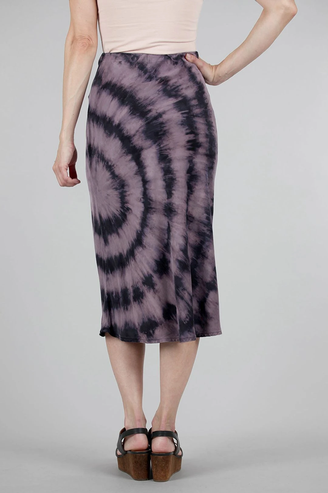 Silky Twist Dye Skirt, Iced Grape 4 Silky Twist Dye Skirt, Iced Grape - Image 2