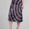 Silky Twist Dye Skirt, Iced Grape -Layer Outfit 39281890623639 2