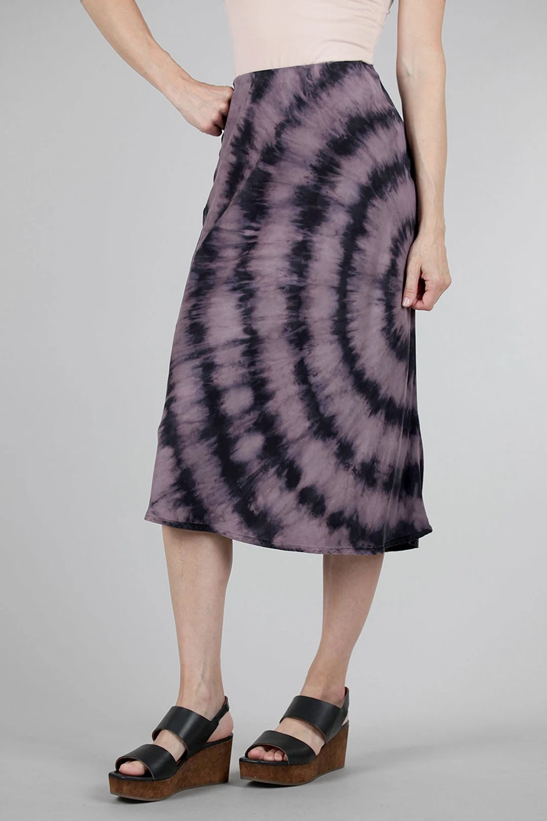 Silky Twist Dye Skirt, Iced Grape 3 Silky Twist Dye Skirt, Iced Grape