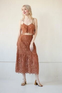 Colette Skirt In Lace