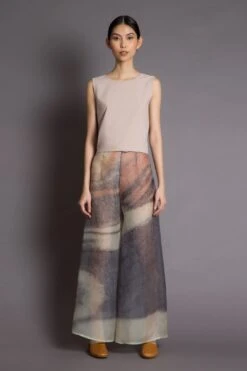 Tý Back V Wrap Top / Size XS, M - Light Green -Layer Outfit 39355298906350 5