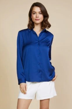 Recycled Classic Button Down Top