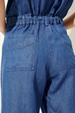 Long Hoa Jumpsuit In Denim Blue -Layer Outfit 39447698702588 3