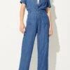 Long Hoa Jumpsuit In Denim Blue -Layer Outfit 39459223634172 1
