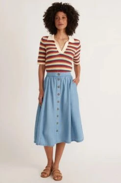 Mila Midi Skirt -Layer Outfit 39463407485155 2