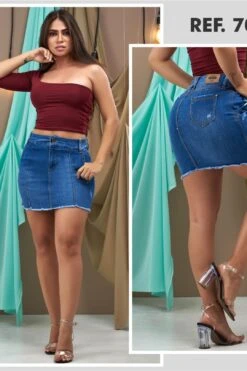 7030 100% Authentic Colombian Push Up SKIRT By Foover **