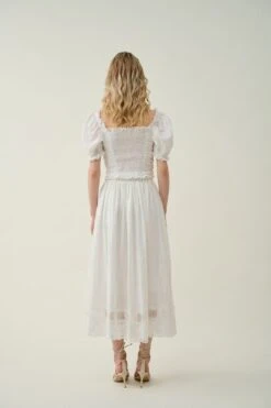Nellie 21 | Linen Skirt With Lace -Layer Outfit 39607694295294 10