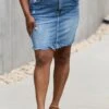 Denim Mini Skirt -Layer Outfit 39642622886106 1