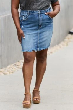 Denim Mini Skirt