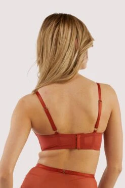 Playful Promises Eddie Rust Crossover Wrap Bra 32-44 A-H -Layer Outfit 39687302512792 3