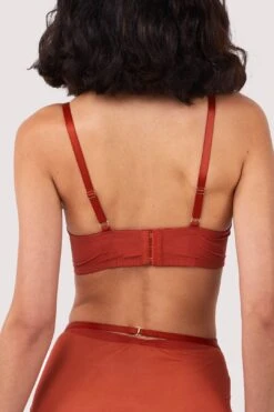 Playful Promises Eddie Rust Crossover Wrap Bra 32-44 A-H -Layer Outfit 39687324008600 6