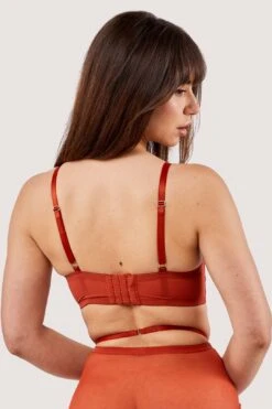Playful Promises Eddie Rust Crossover Wrap Bra 32-44 A-H -Layer Outfit 39687339507864 8