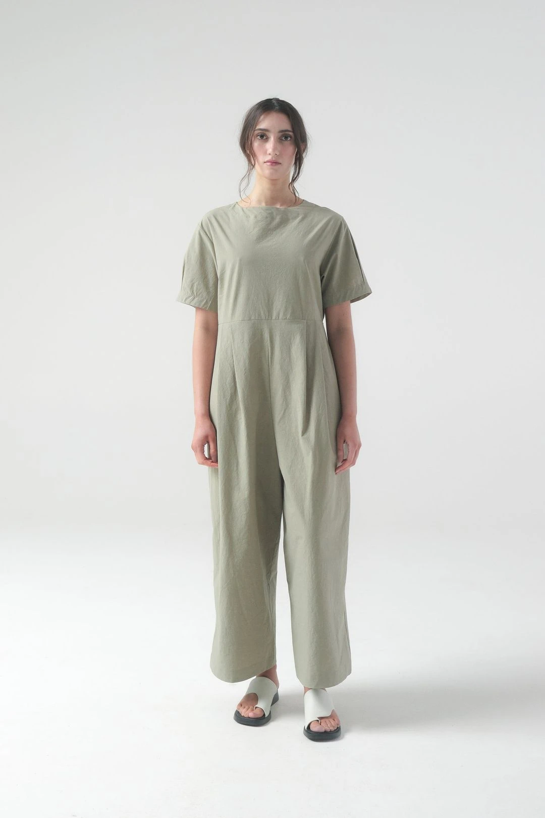 Milou Jumpsuit In Sage 5 Milou Jumpsuit In Sage - Image 3