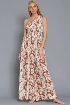 One Shoulder Ginger White Pant Jumpsuit 18 One Shoulder Ginger White Pant Jumpsuit -Layer Outfit 39860966883557 8