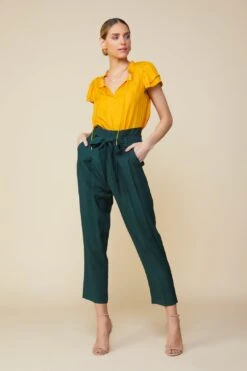 Satin Ruffled Detail Top 8 Satin Ruffled Detail Top -Layer Outfit 39869463888099 3