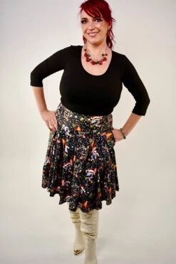 Empire Christmas Swing Skirt With Pockets 13 Empire Christmas Swing Skirt With Pockets -Layer Outfit 40030968283443 1