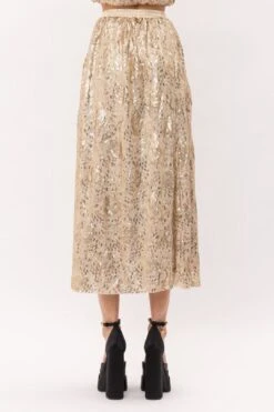 The Gianna Sequin Midi Skirt -Layer Outfit 40038170198233 3