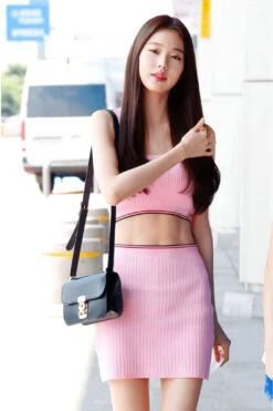 IVE Jang Won-young Inspired Top And Skirt Set 002 -Layer Outfit 40087558095162 7