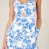 Antoinette Blue Floral Sunday Jumpsuit