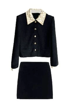 IVE Jang Won-young Inspired Top And Skirt Set 003