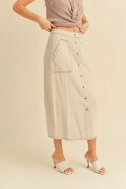 The Brenna Contrast Stitch Top + Skirt Set - Sold Separately -Layer Outfit 40461677494489 4