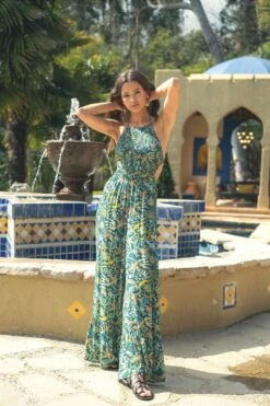 The Ines Floral Wide Leg Jumpsuit