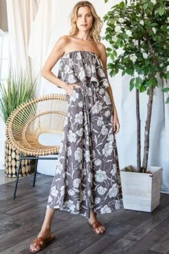 Last Ones! I Can Buy Myself Flowers, Strapless Jumper 11 Last Ones! I Can Buy Myself Flowers, Strapless Jumper -Layer Outfit 40642097217853 2